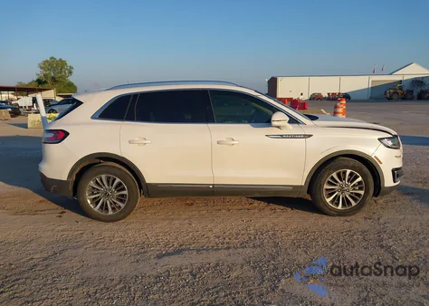 2019 Lincoln Nautilus Select из США, поврежденный, VIN 2LMPJ6K91KBL17460